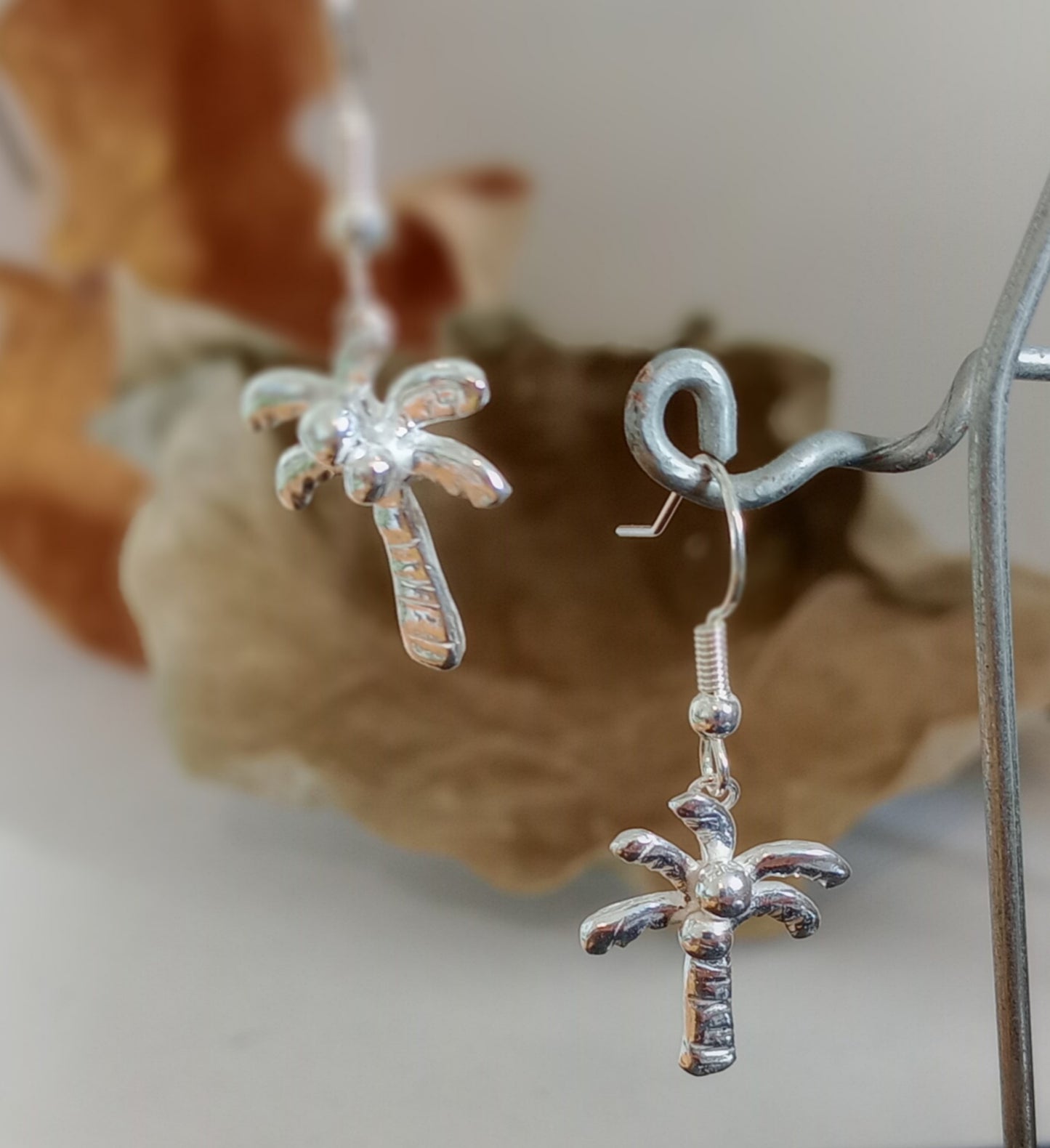 coconut Palm Earrings