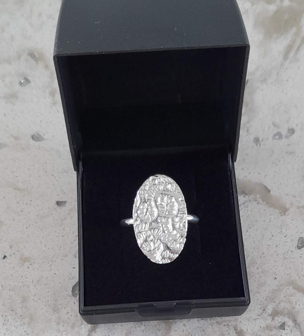 Oval Brain Coral Ring