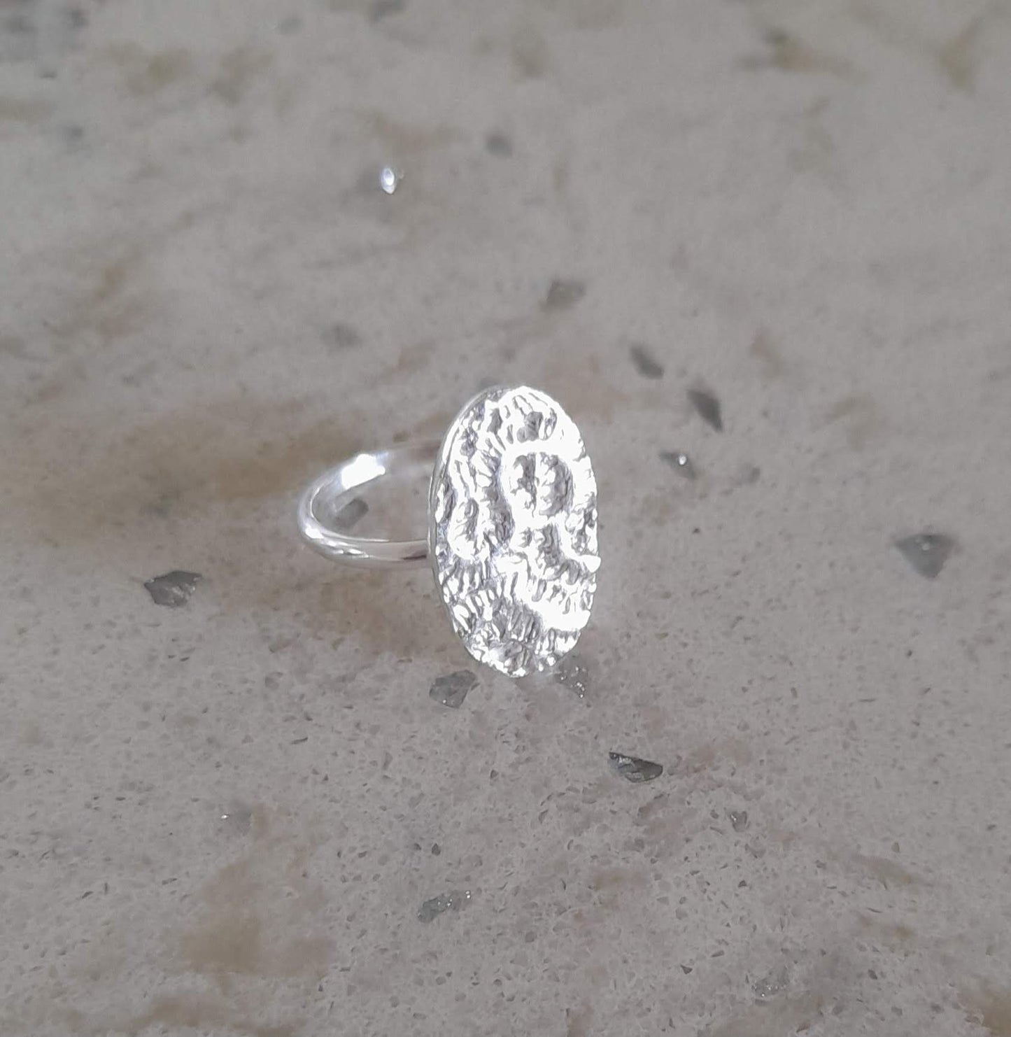 Oval Brain Coral Ring