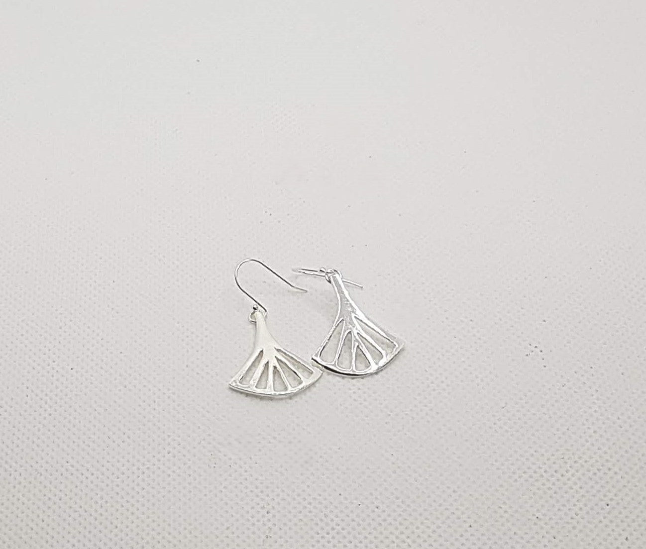 Art Deco Saw Pierced Earrings