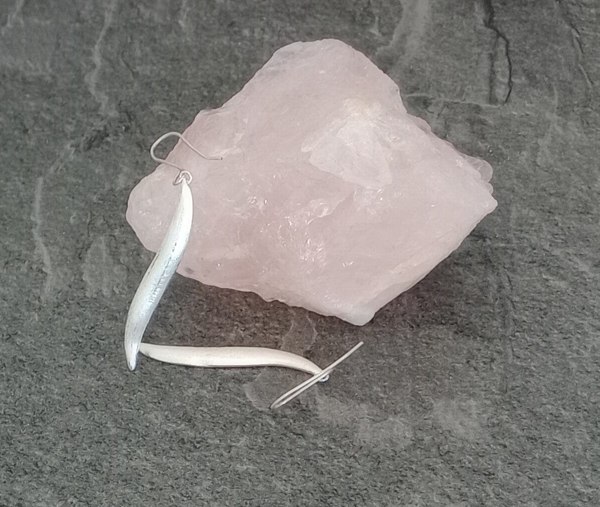 Elongated 'S' Earrings
