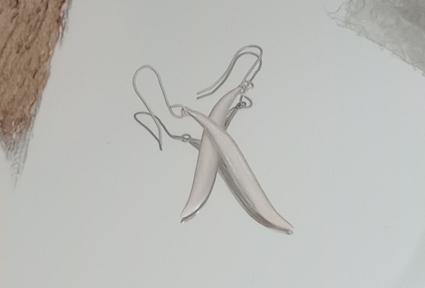 Elongated 'S' Earrings