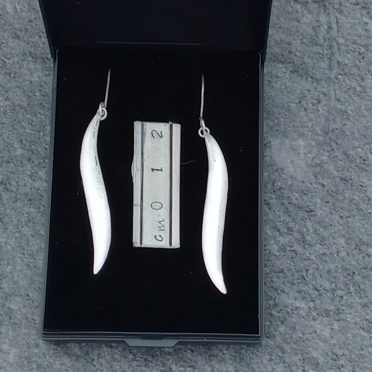 Elongated 'S' Earrings