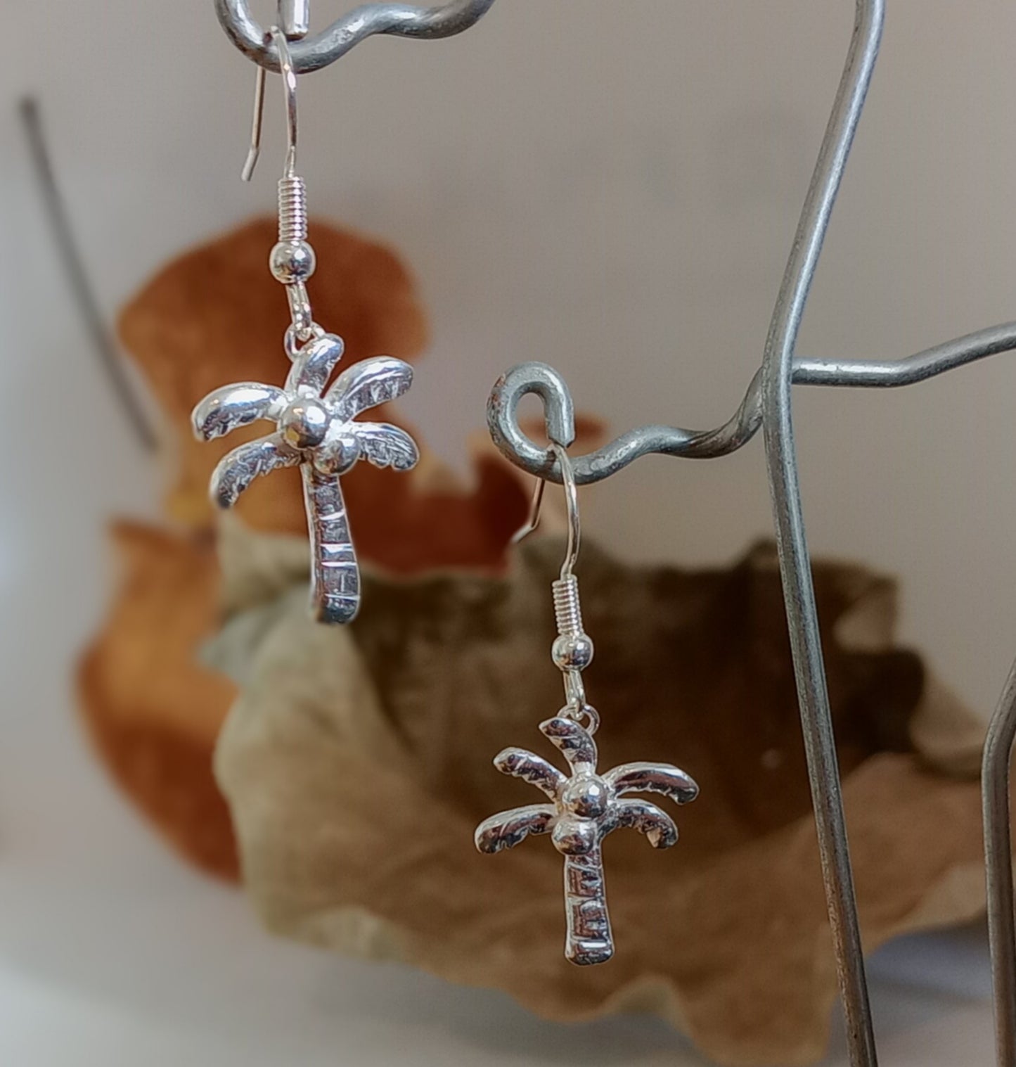 coconut Palm Earrings