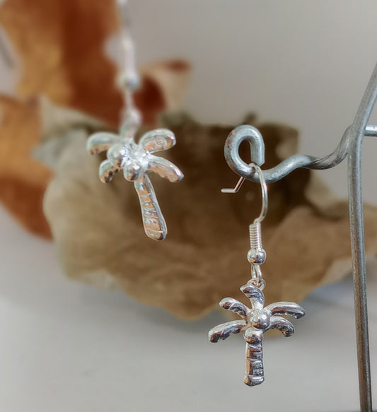 coconut Palm Earrings