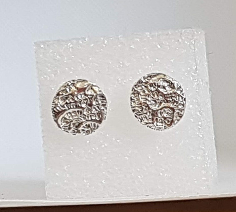 Brain Coral Stud Earrings