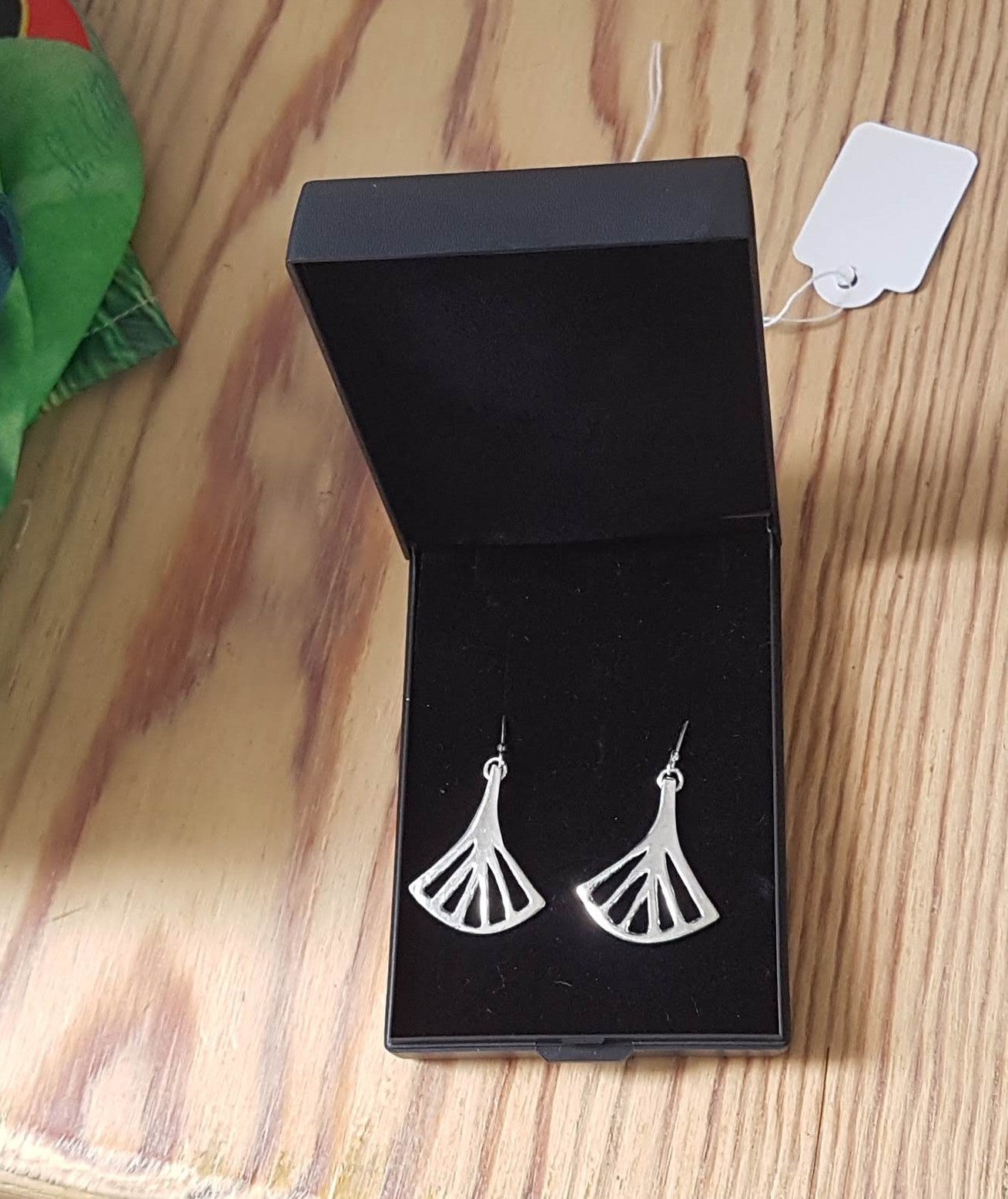 Art Deco Saw Pierced Earrings