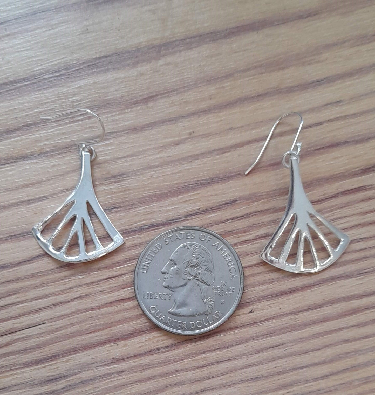 Art Deco Saw Pierced Earrings