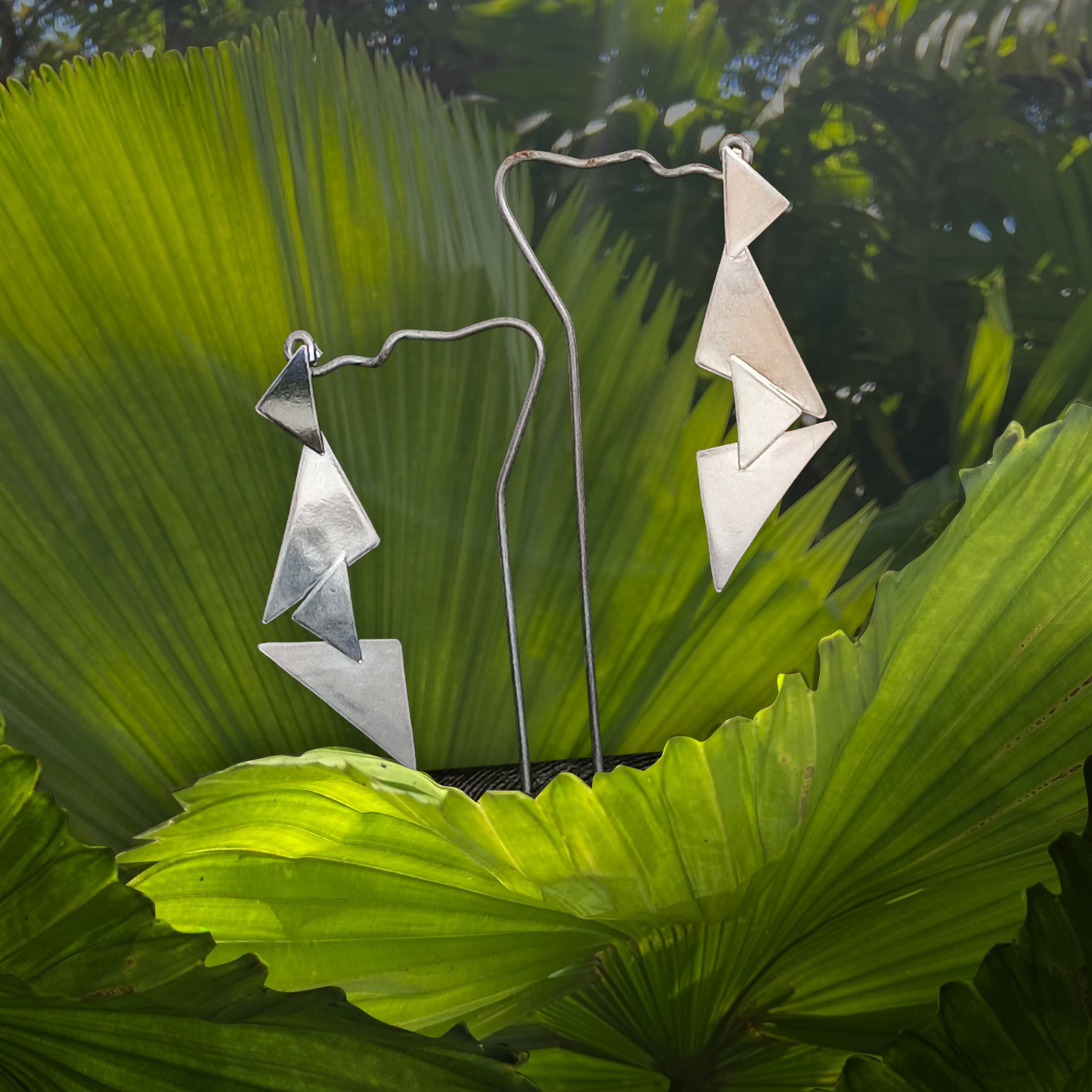 Triangle Dangle Earrings