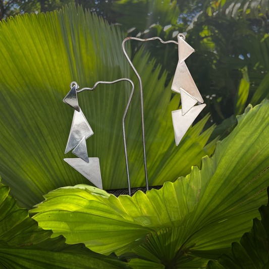 Triangle Dangle Earrings