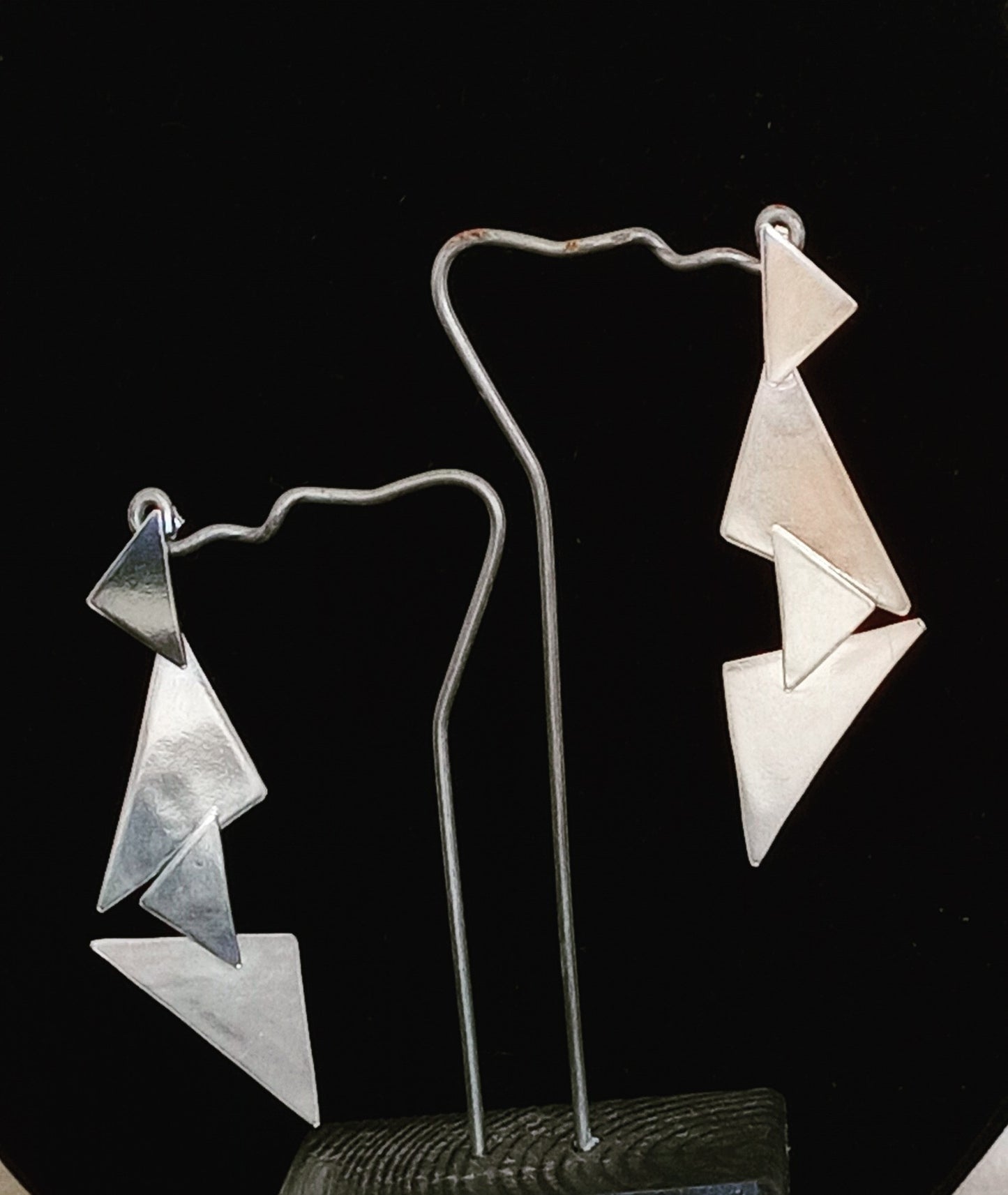 Triangle Dangle Earrings