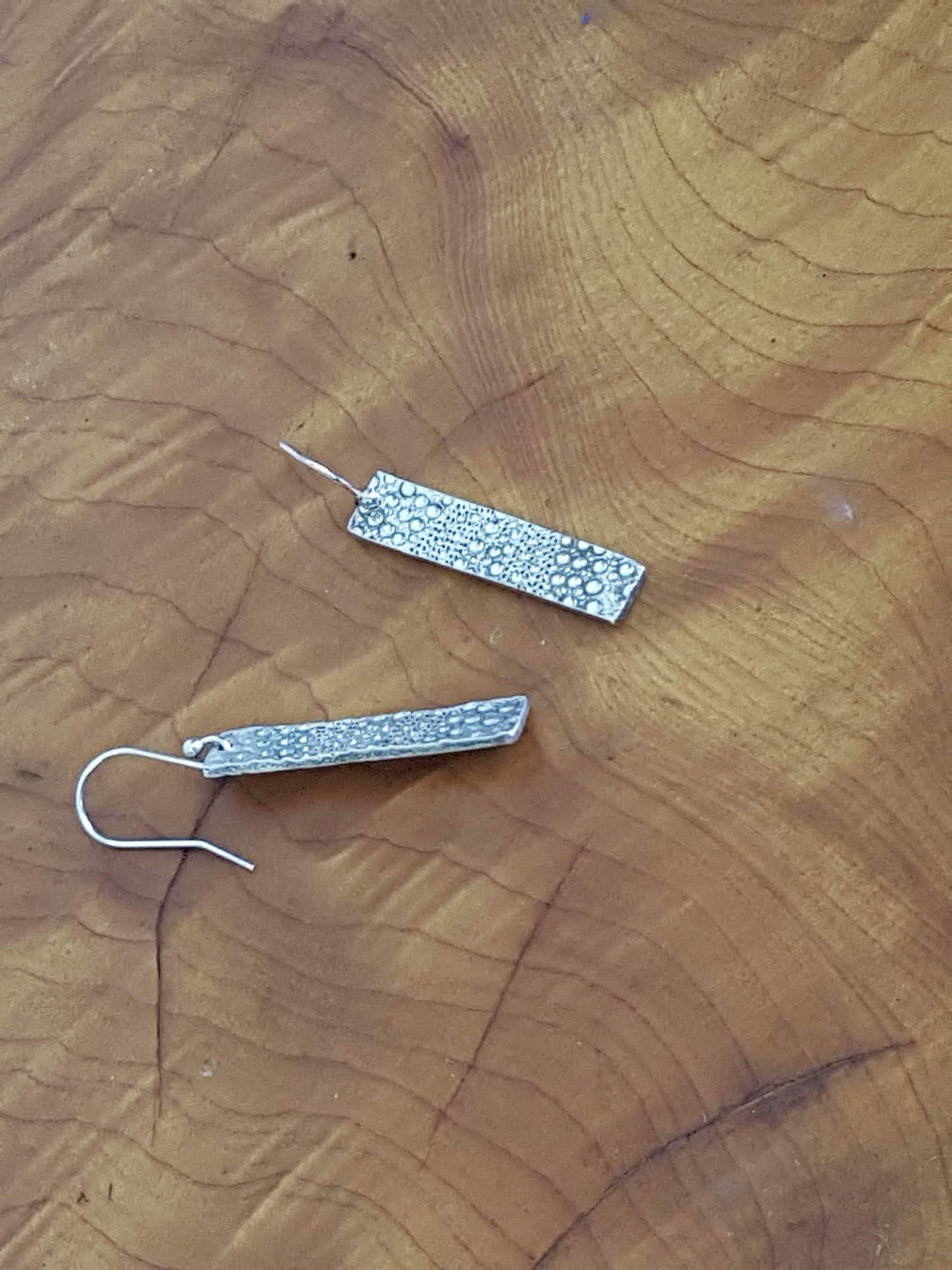 Sea Urchin Bar Dangle Earrings
