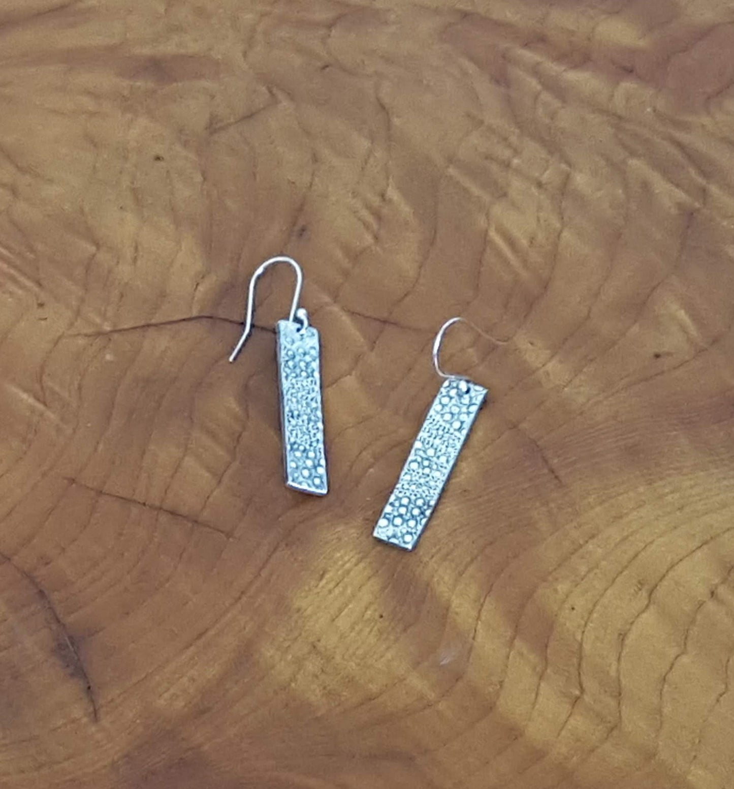 Sea Urchin Bar Dangle Earrings