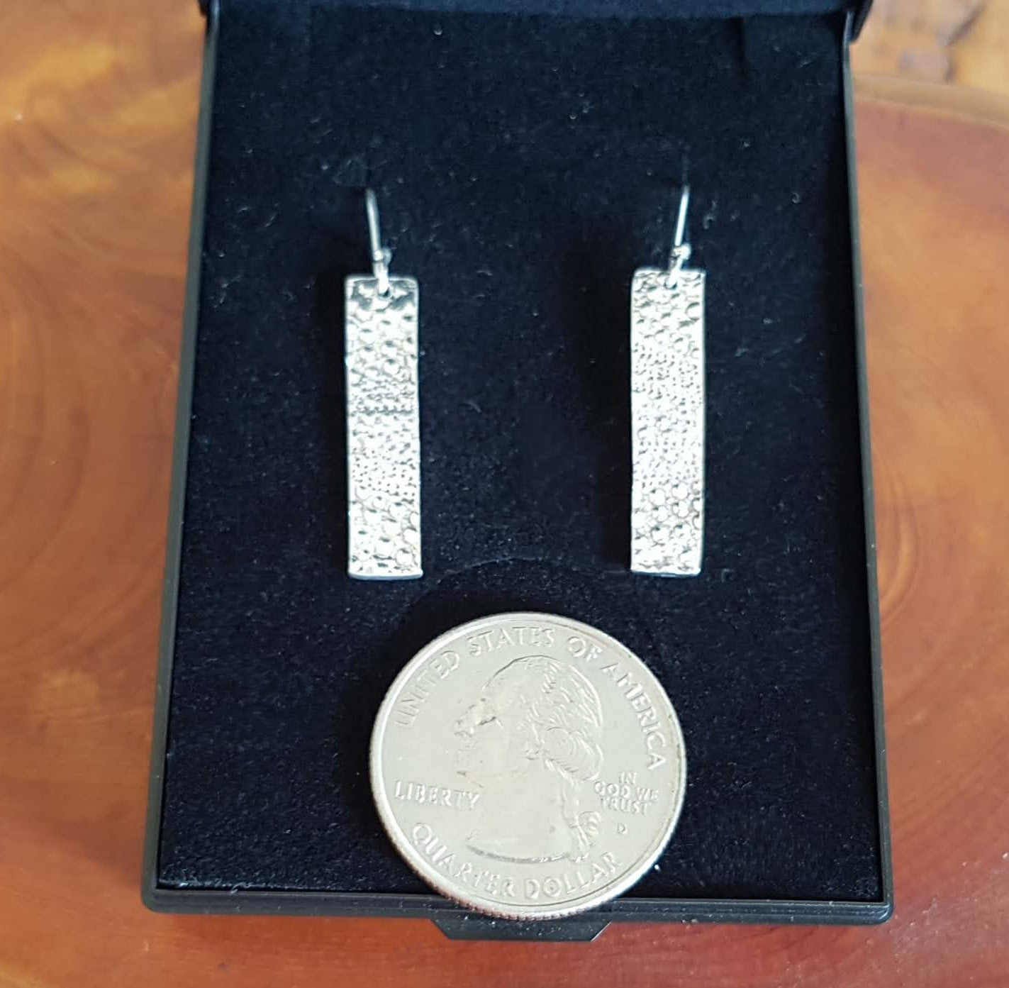 Sea Urchin Bar Dangle Earrings
