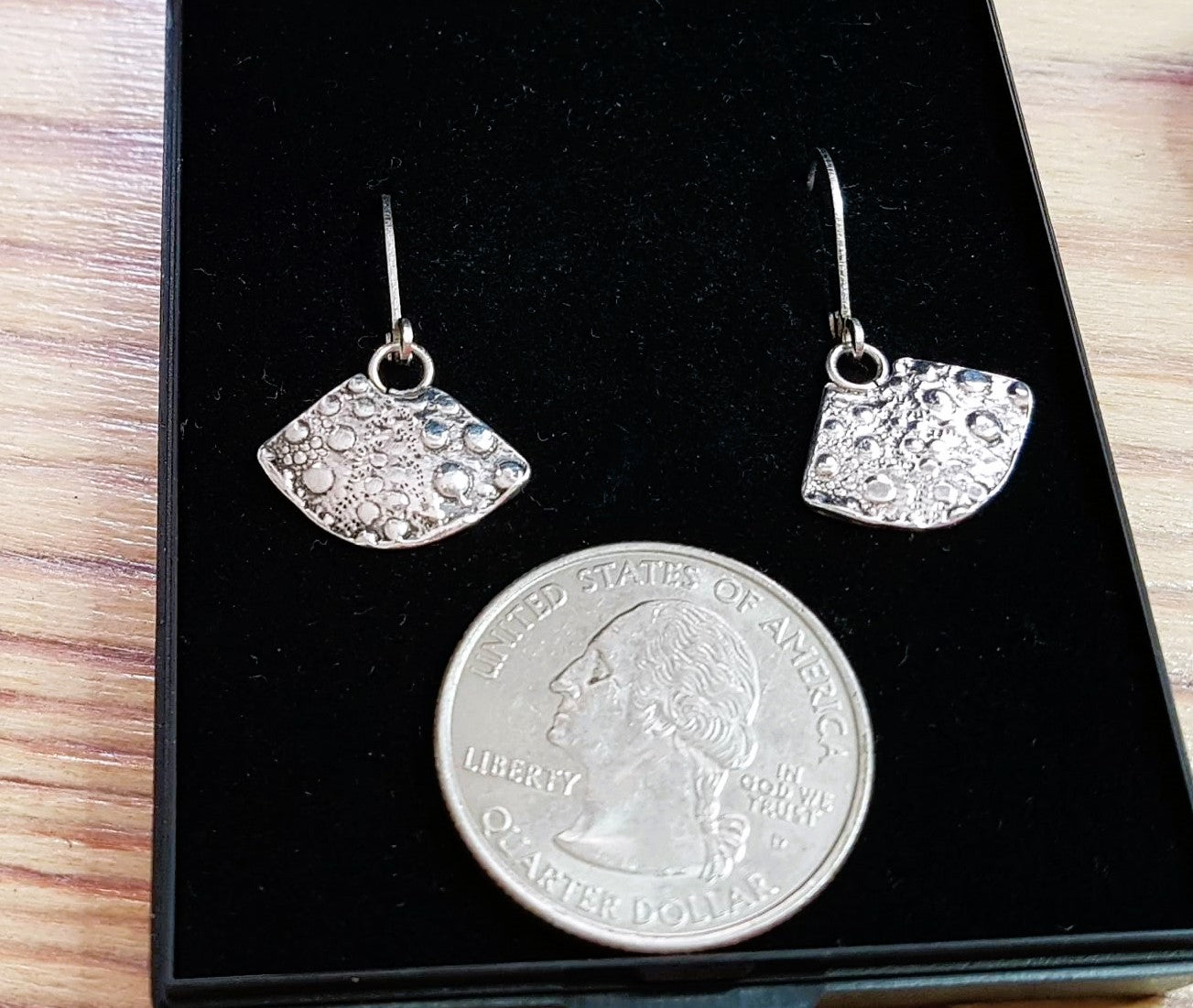Dainty Sea Urchin Fan Earrings